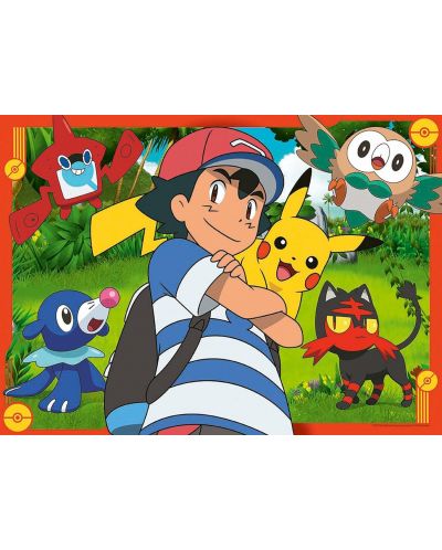 Puzzle Ravensburger din 4 х 100 de piese - Pokemon - 5
