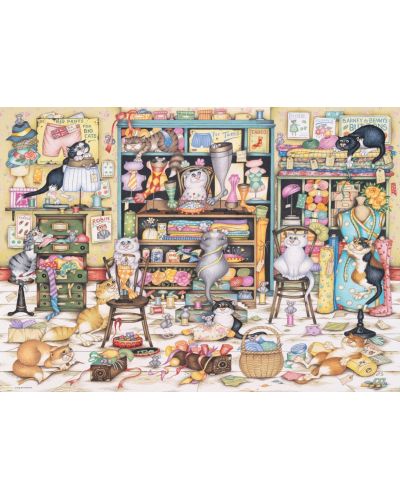 Puzzle Ravensburger din 1000 piese - Merceria doamnei Hardwick - 2