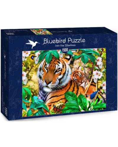Puzzle Bluebird din 1500 de piese - Tigru - 1