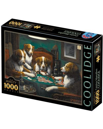 Puzzle D-Toys de 1000 piese - Poker Game - 1