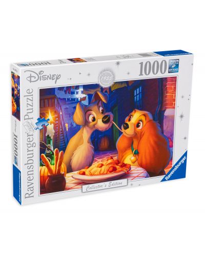 Puzzle Ravensburger de 1000 piese - Doamna si Vagabondul - 1