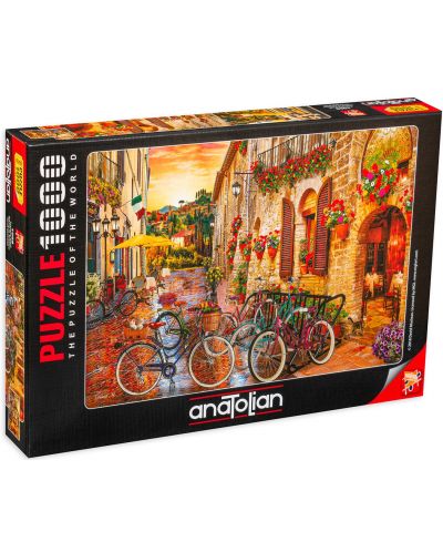 Puzzle Anatolian de 1000 piese - Plimbare cu bicicleta in Toscana, David MacLean - 1