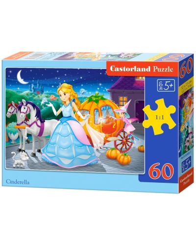 Puzzle Castorland de 60 piese - Cinderella - 1
