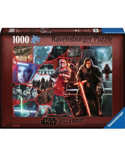 Puzzle Ravensburger din 1000 piese -Războiul Războiului Stelelor: Kylo Ren - 1