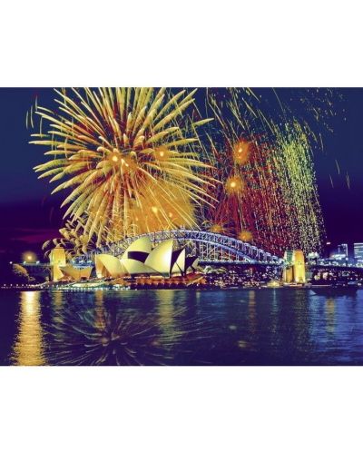 Puzzle Ravensburger de 1000 piese -Fireworks Over Sydney Australia - 2