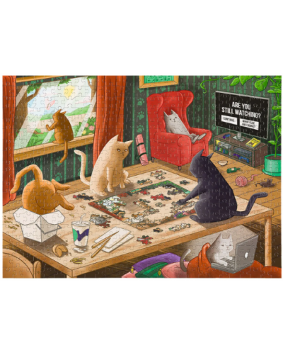 Puzzle Exploding Kittens din 1000 de piese - Pisicuțe în carantină - 2