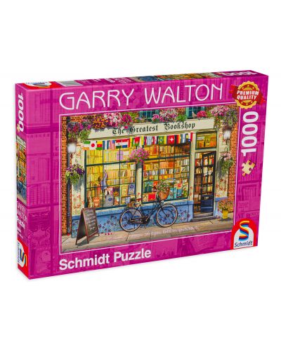 Puzzle Schmidt de 1000 piese - Libraria, Garry Walton - 1