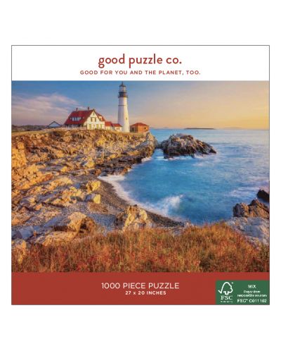 Puzzle Good  Puzzle din 1000 de piese - Far în Maine - 1