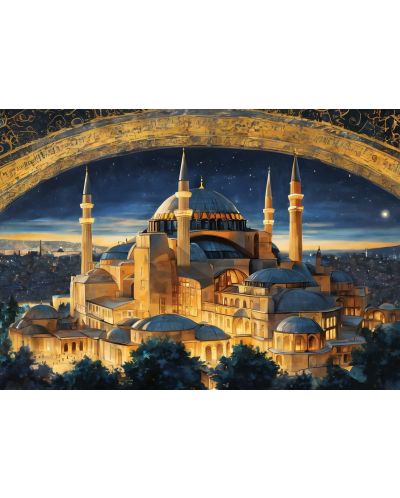 Puzzle Art Puzzle din 1000 de piese - Marea Moschee „Sveta Sofia” - 2