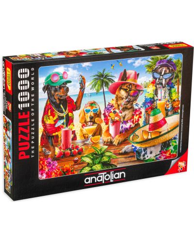 Puzzle Anatolian de 1000 piese - Tropical party - 1