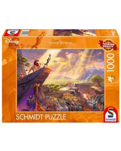 Puzzle Schmidt de 1000 piese - Regele Leu - 1