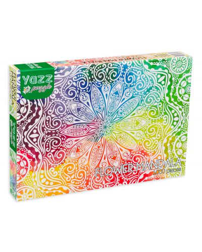 Yazz Puzzle de 1000 de piese - Color Mandala - 1