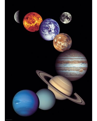 Puzzle Eurographics de 1000 piese – NASA – Sistemul solar - 2