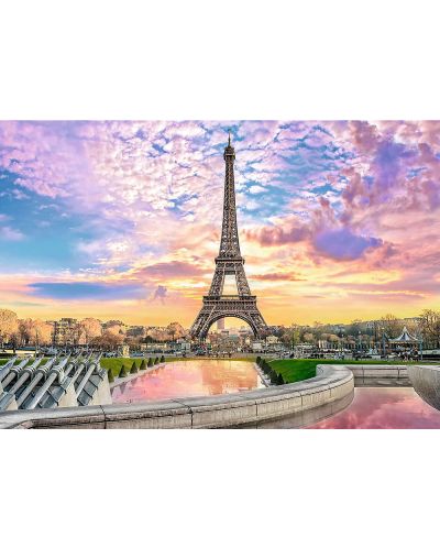 Puzzle Trefl de 1000 de piese - Turnul Eiffel, Paris - 2