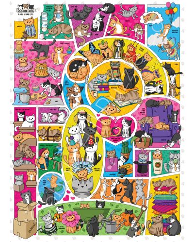 Puzzle Cobble Hill din 1000 de piese - Pisicuțe drăguțe - 2