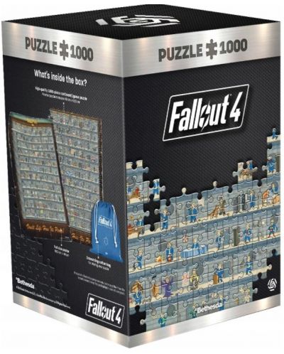 Puzzle Good Loot de 1000 piese - Fallout 4 Perk Poster - 1