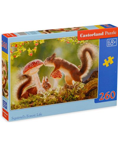Puzzle Castorland de 260 piese - Squirrel's Forest Life - 1
