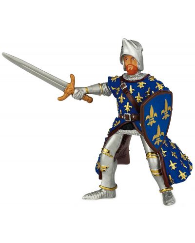 Figurina Papo The Medieval Era – Printul Philip, in armura albastra - 1