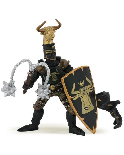 Figurina Papo The Medieval Era – Cavaler pe Taurul de Aur - 1