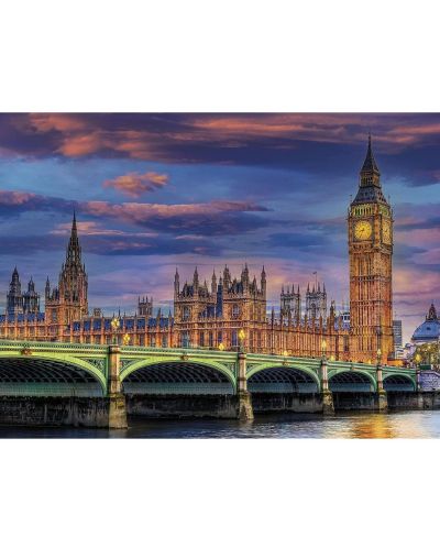 Puzzle Clementoni 500 de piese - Parlamentul din Londra - 2