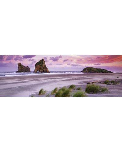 Puzzle panoramic Heye de 1000 piese - Plaja Wharariki, Noua Zeelanda - 2