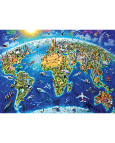 Puzzle Anatolian din 4000 piese - Repere mondiale - 2