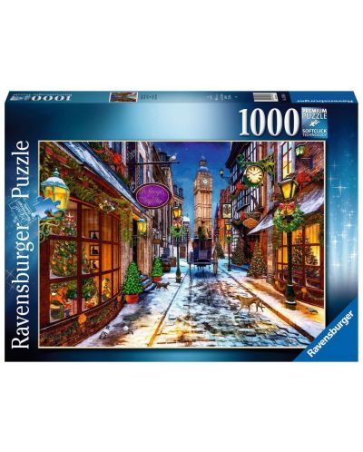 Puzzle Ravensburger din 1000 de părți - Crăciun, tip 1 - 1