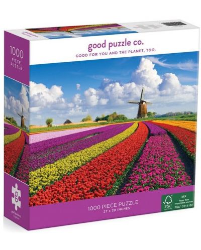 Puzzle Good  Puzzle din 1000 de piese - Flori în Olanda - 1