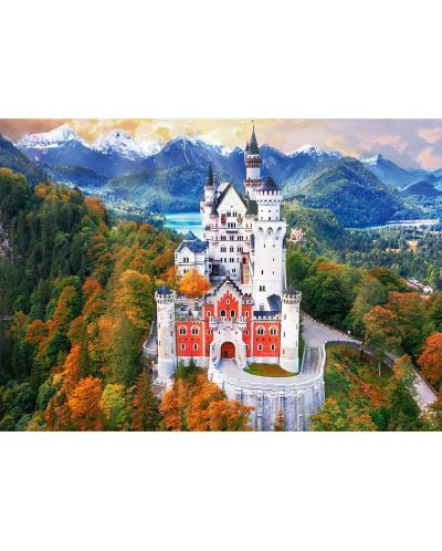 Puzzle Trefl din 1000 piese - Castelul Neuschwanstein, Germania  - 2