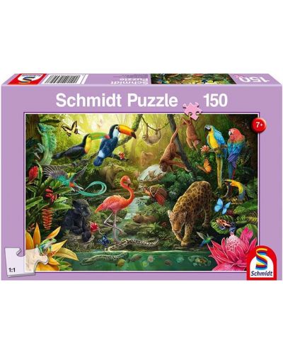 Puzzle Schmidt din 150 de piese - Locuitorii junglei - 1