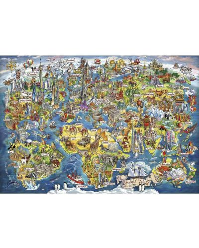 Puzzle Gibsons de 2000 piese - Wonderful World - 2