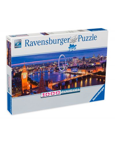Puzzle Ravensburger de 1000 piese - Londra noaptea - 1