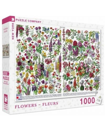 Puzzle New York Puzzle de 1000 piese - Flowers - 1