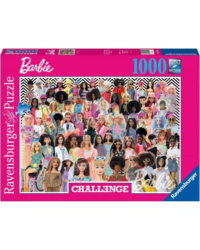 1000 piese puzzle Ravensburger - Barbie - 1