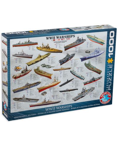 Puzzle Eurographics de 1000 piese – Nave militare din Al doilea razboi mondial - 1