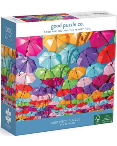 Puzzle Good  Puzzle din 1000 de piese - Umbrele colorate - 1