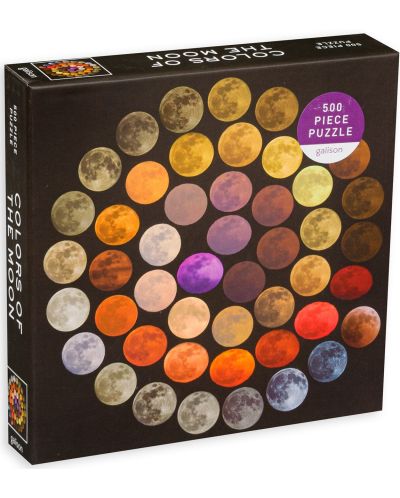 Puzzle Galison din 500 de piese - Culorile lunii - 1