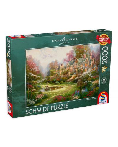 Puzzle Schmidt de 2000 piese - Thomas Kinkade Gardens Beyond Spring Gate - 1