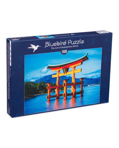 Puzzle Bluebird de 1500 piese - Portalele templului Itukushima - 1