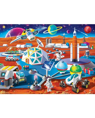 Puzzle Master Pieces din 100 de piese - Misiune la Marte - 2