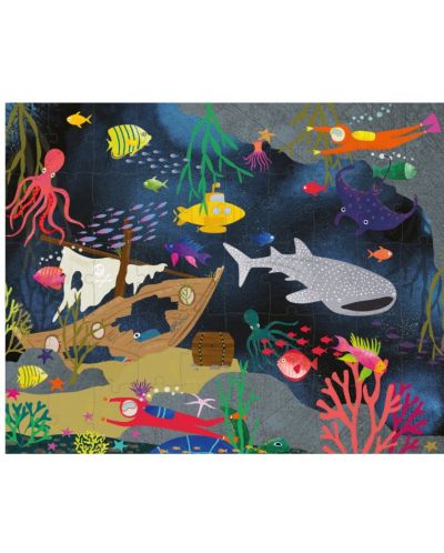 Puzzle Floss and Rock din 50 de piese XXL - Underwater World - 2