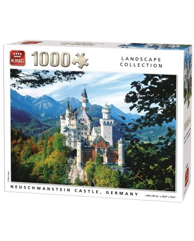 Puzzle King de 1000 piese - Neuschwanstein Castle - 1