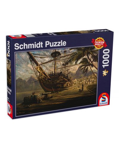 Puzzle Schmidt de 1000 piese - Ship at Anchor - 1