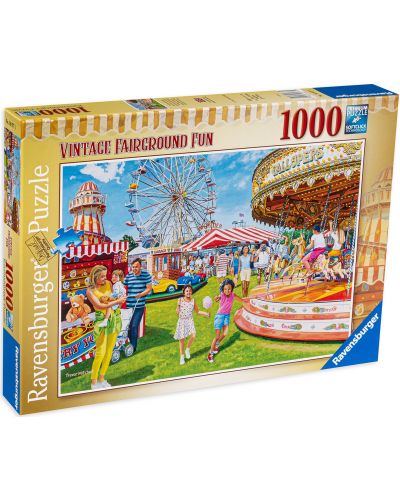 Puzzle Ravensburger 1000 de piese - Parc de distracții - 1