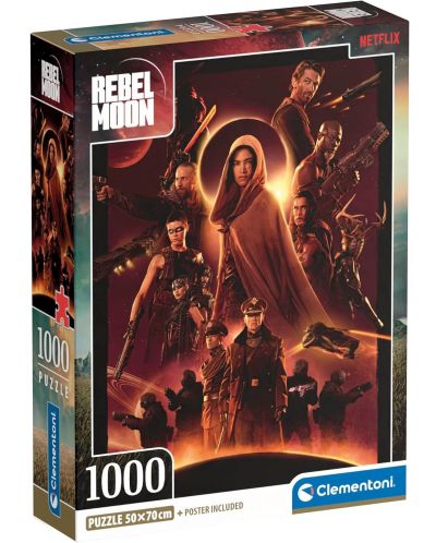 Puzzle  Clementoni din 1000 piese - Rebel Moon, opţiune 3 - 1