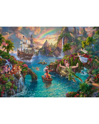 Puzzle Schmidt de 1000 piese - Thomas Kinkade Peter Pan - 2