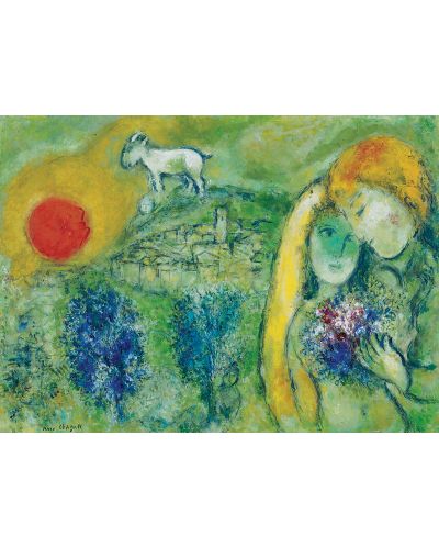 Puzzle Eurographics de 1000 piese – Indragostitii de la Vance Mark Chagall - 2