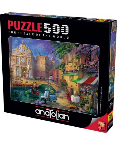 Puzzle  Anatolian din 500 piese - Veneția romantică - 1