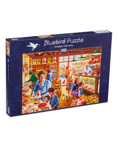 Puzzle Bluebird de 1000 piese - Nostalgic Cake shop, Steve Crisp - 1