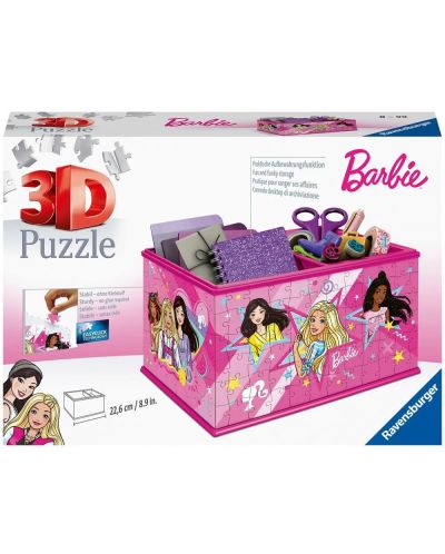 Puzzle Ravensburger de 216 de piese - Cutie organizatoare, Barbie - 1